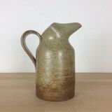 Pichet en grès pyrité vintage