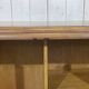 1950s English sideboard with drawers, Art Deco style, in walnut burl.