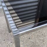 Chrome metal side table 1970