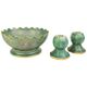 Art Deco bowl and candlesticks Gustavsberg Josef Ekberg