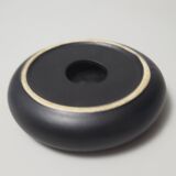 Burl pocket in black ceramic 1980