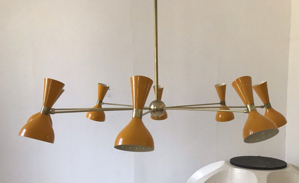 Lustre italien de style année 50