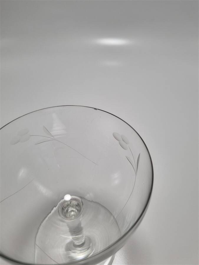 Set of 6 champagne glasses