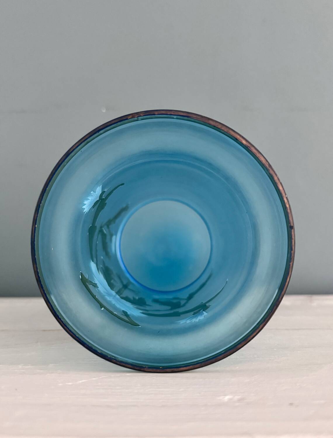 Legras roll vase, late 19th century