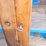 Louis Philippe blond walnut bookcase