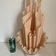 Vintage 1970 Georgia Jacob Corolle Lamp - 51 cm