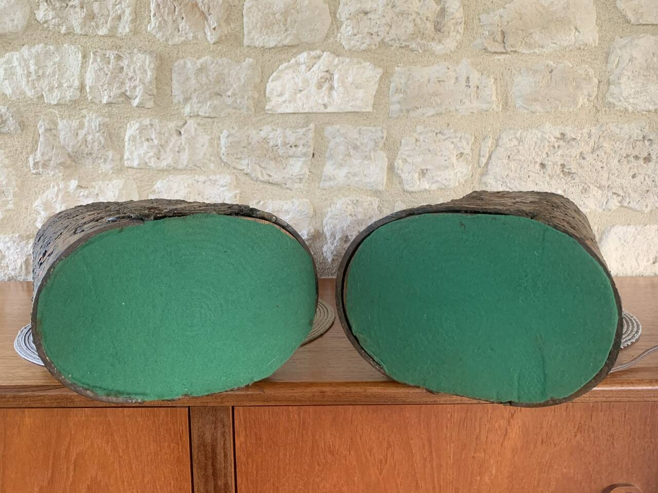 Pair of Brutalist table lamps by Irv Bramberg, 1960s