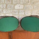 Pair of Brutalist table lamps by Irv Bramberg, 1960s