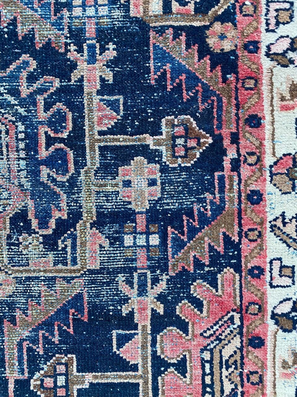 Ancient Persian carpet Hamadan handmade 94x145 cm