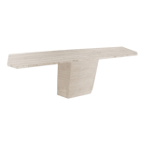 Italian travertine console 1970
