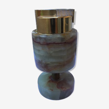 Briquet de table en onyx année 60/70