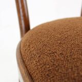 1950s Dining Beech Chairs in Boucle, Czechoslovakia