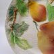 Assiette Décoratif Barbotine St Clément Made In France Motif Fruit Poire Vintage