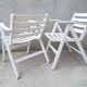 Folding wooden garden chairs Foppapedretti Vintage Italy