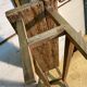 Banc ancien en bois brut