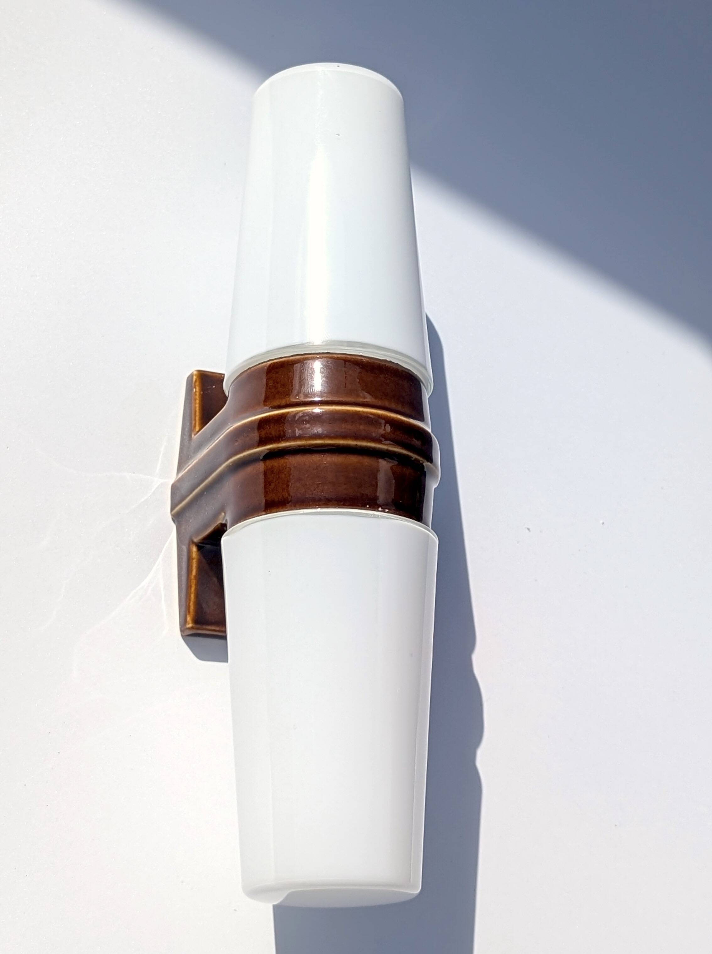 Ifö 6060 Sigvard Bernadotte - Vintage ceramic bathroom wall light