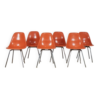 Ensemble de chaises Charles et Ray Eames DSX