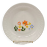 Plat arcopal france 🇫🇷 , fleurs 🌺 , vintage, floral,