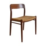 Model chair 75 in teak and rope by Niels Otto Moller