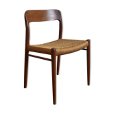 Model chair 75 in teak and rope by Niels Otto Moller