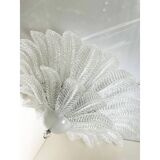 Set of Two Venetian Murano Glass Flush Mount, Mazzega Zuccheri Venini Barov