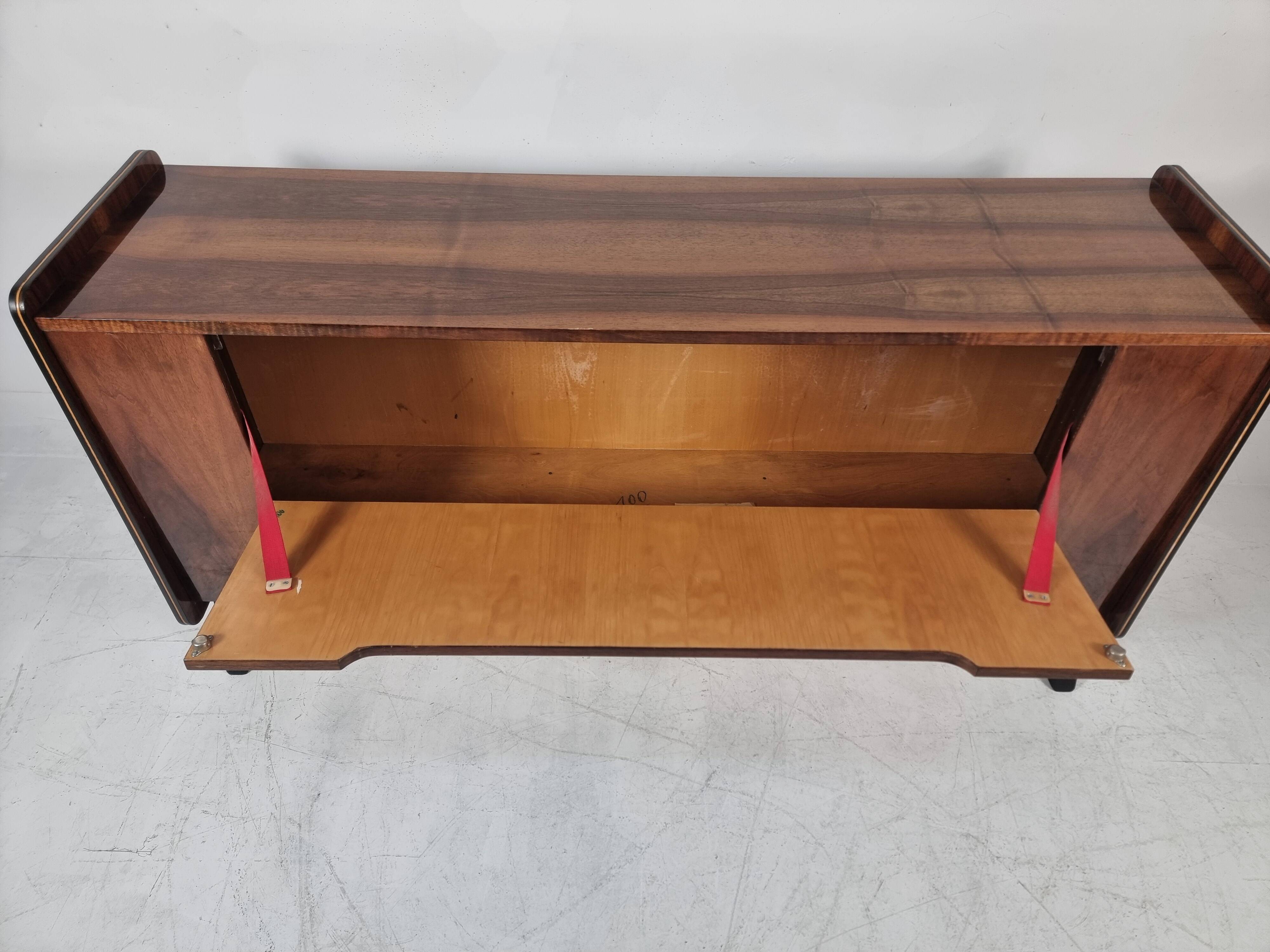 Commode vintage en noyer, 1970