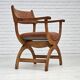 1960s, Danish design by Henning Kjærnulf, reupholstered lounge chair, model "Kurul".