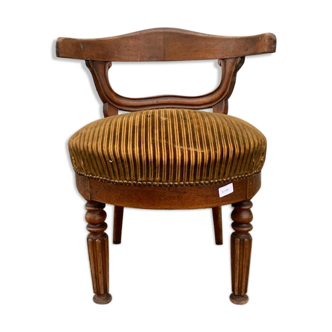 Chaise basse d'époque Louis Philippe