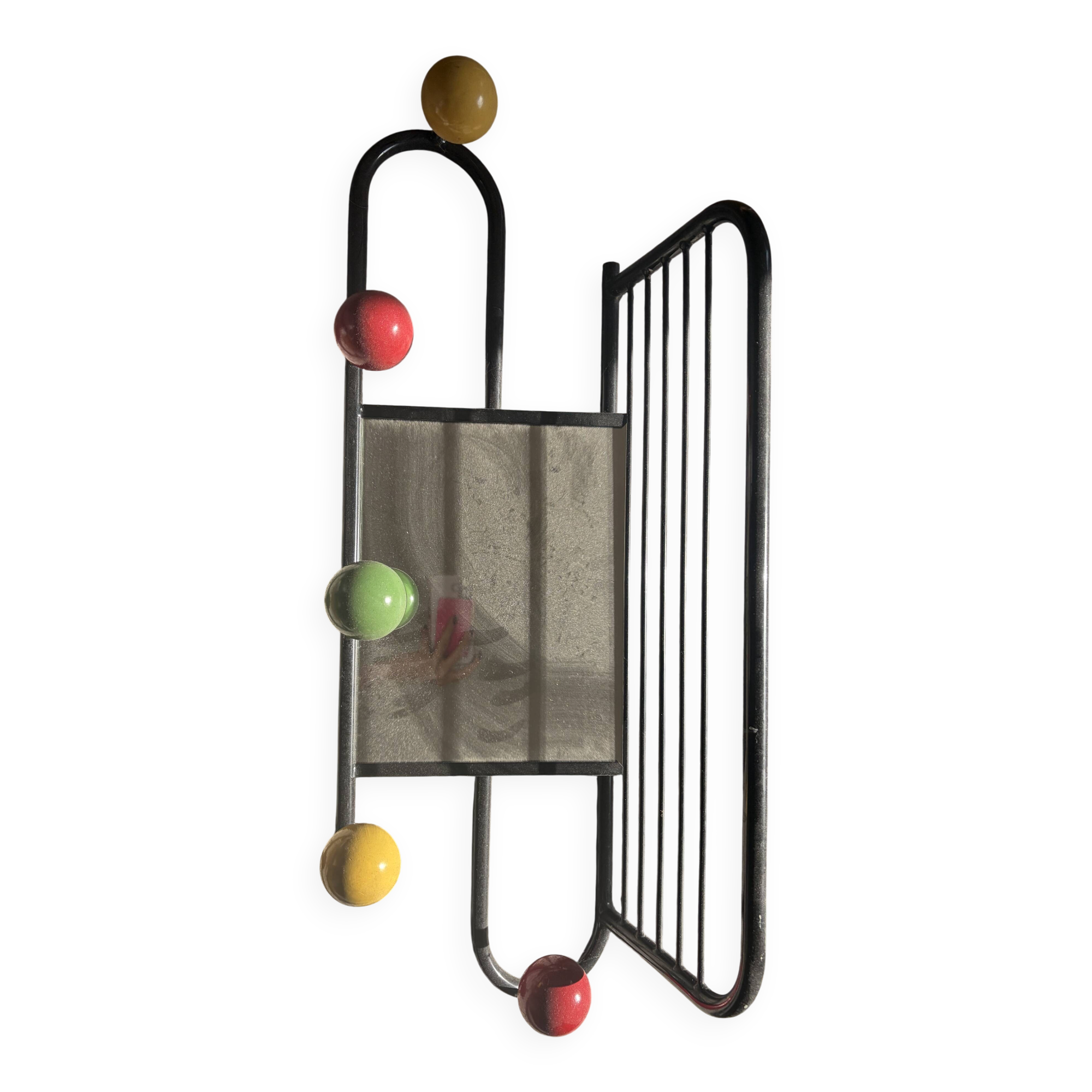Vintage style wall coat rack Roger Féraud