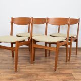 Mid-Century Danish Teak Dining Chairs, Set of 4