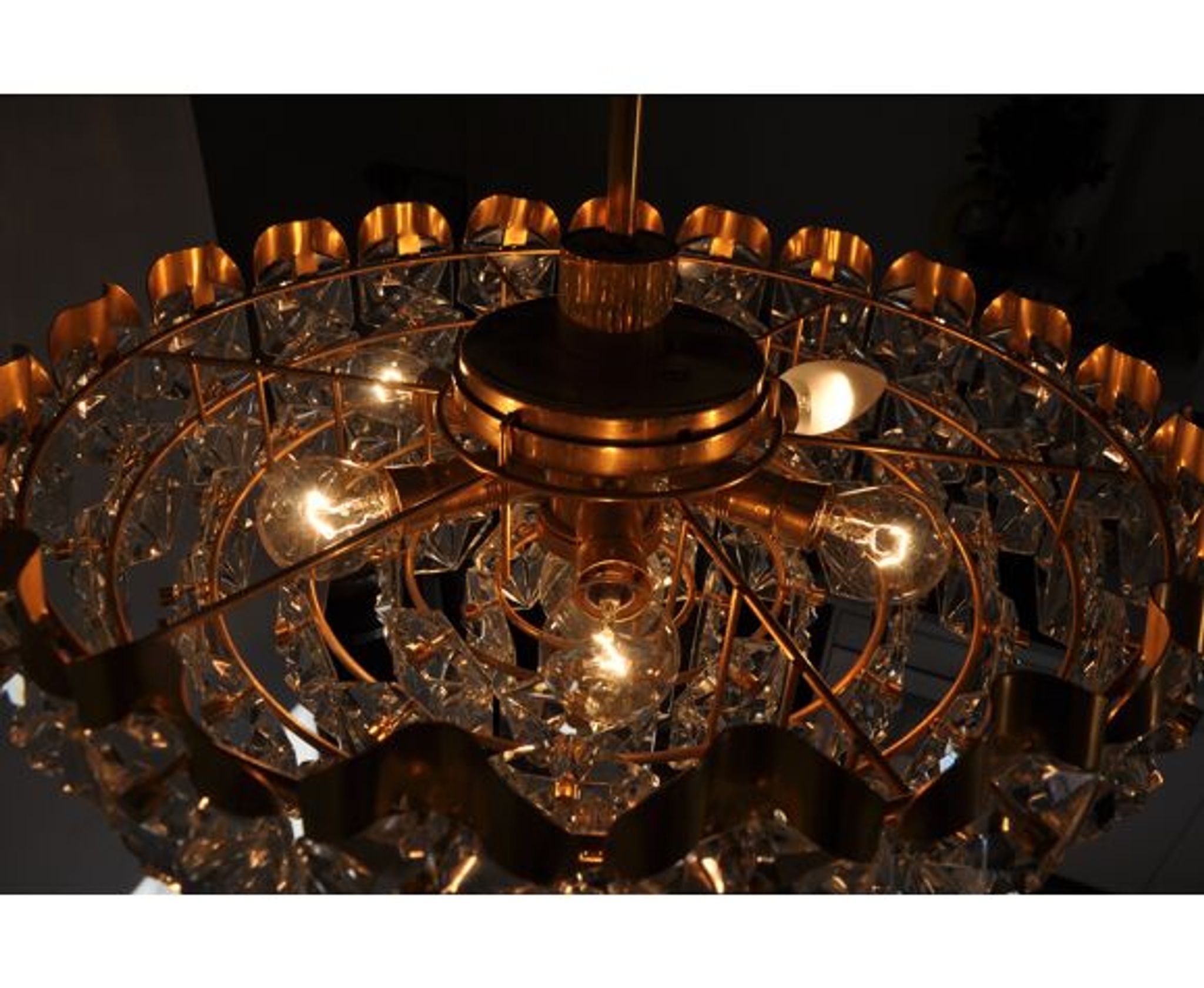 Kinkeldey chandelier, 6 levels, Germany, 1970s