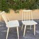 Pair of vintage chairs made in Denmark 70s/80s.
