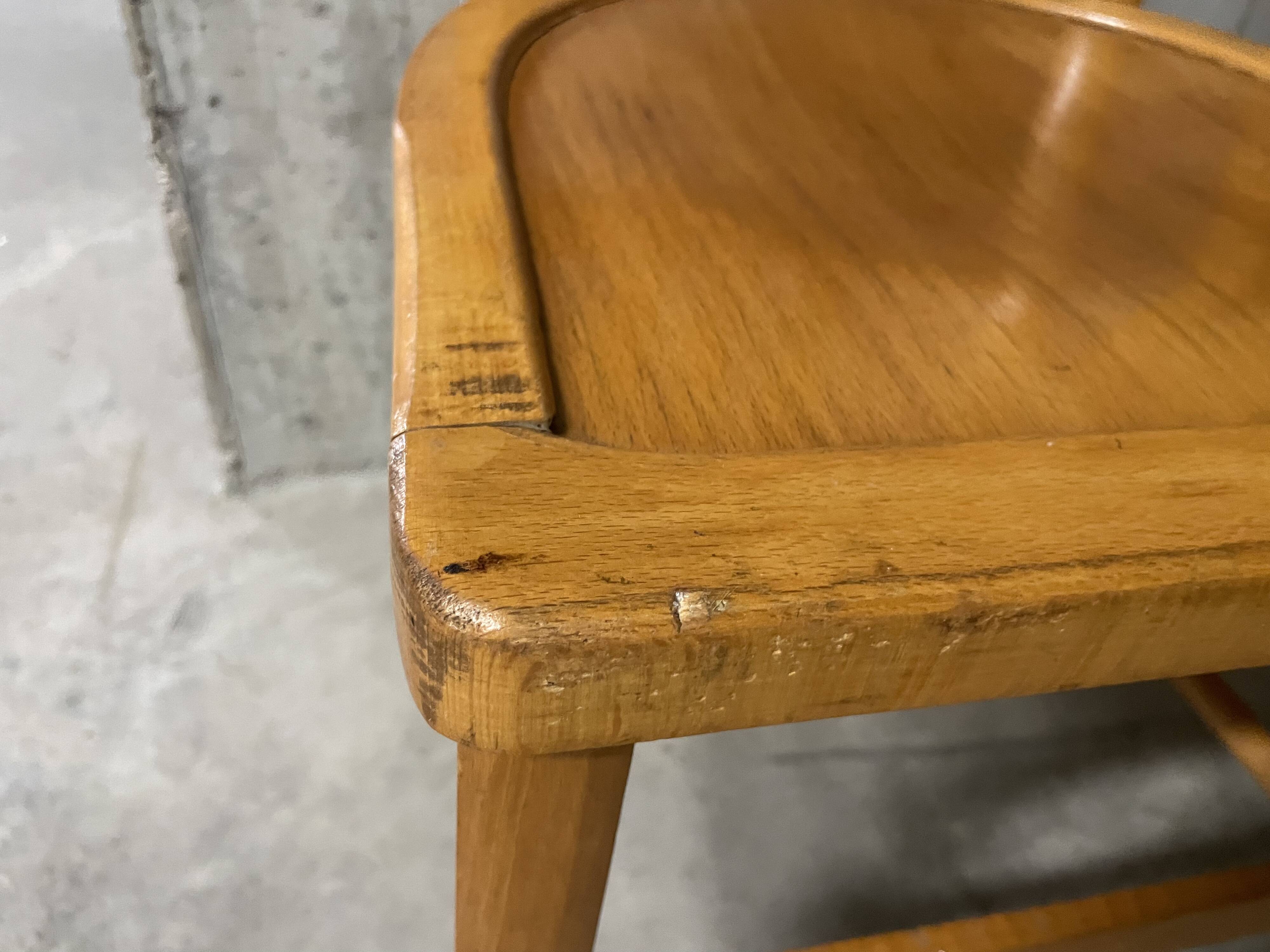 Pair of 1960s bistro chairs