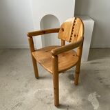 Pine armchair René Daumiller