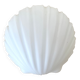 Opaline shell ceiling lamp