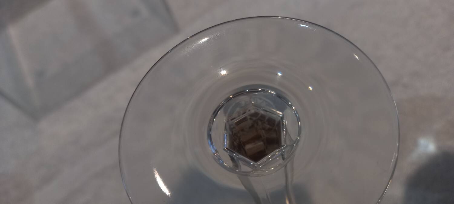 Baccarat Genova Amber Crystal Liqueur or Vodka Glass
