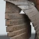 Abstract constructivist iron sculpture, signed CH, Netherlands, 1960s – II