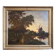 Tableau HST "Paysage animé au crepuscule" XIX° siècle