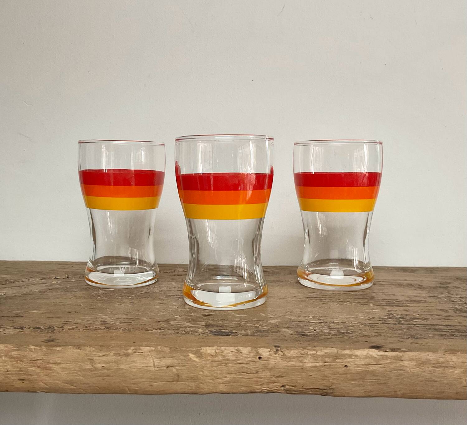 6 vintage glasses "Vabé"