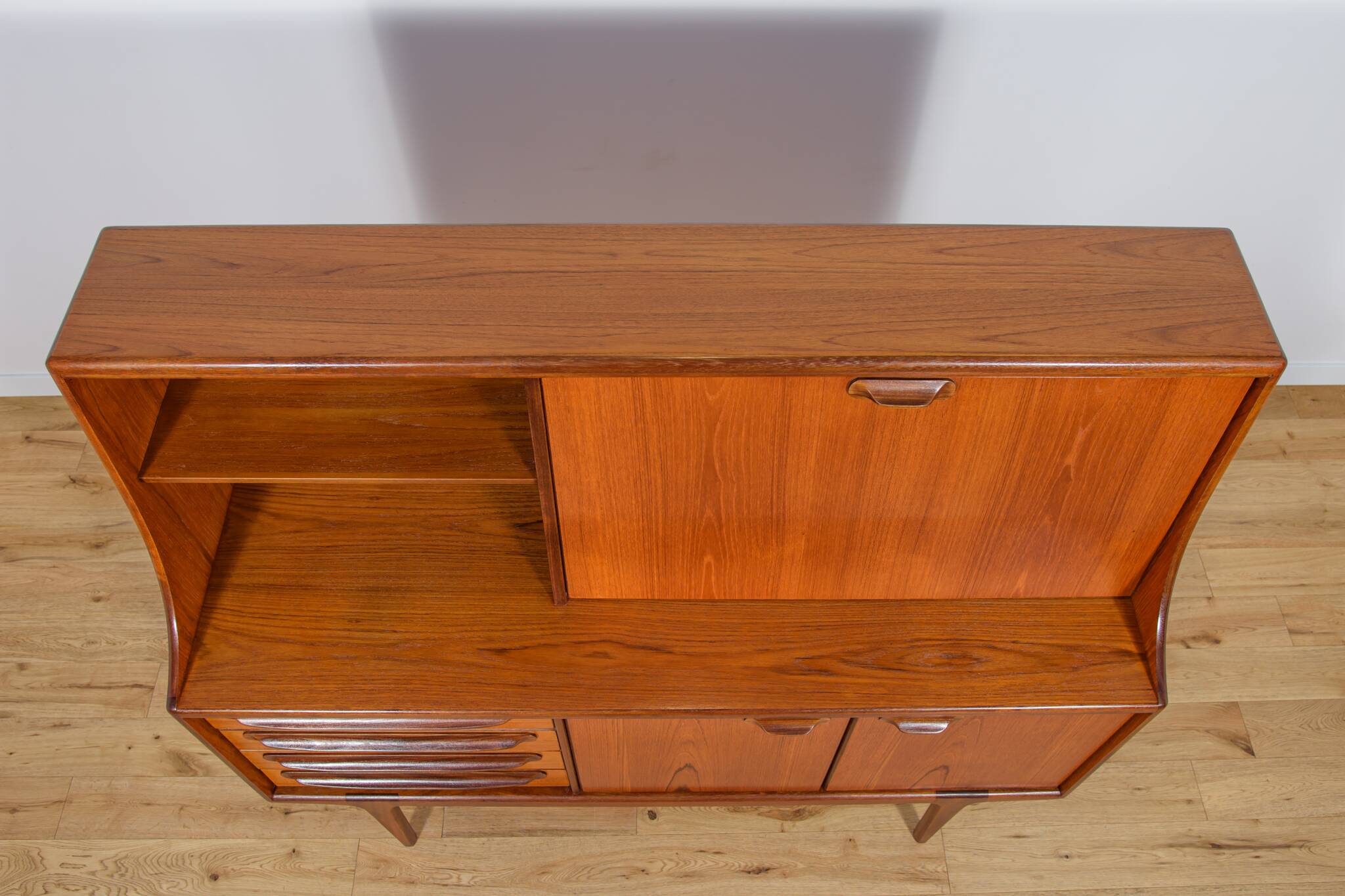Mid-Century Teak High Sideboard by John Herbert for A. Younger Ltd, 1960s