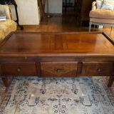 Table basse en bois style classique