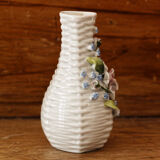 Vase soliflore en barbotine