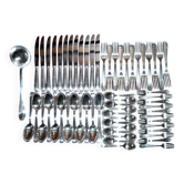 LCF Le Couvert Français cutlery set 60 place settings dessert table modernist design 1950