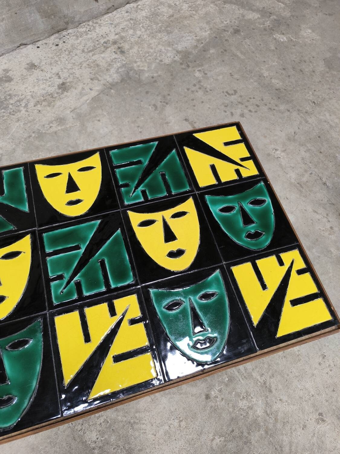 Vintage ceramic coffee table