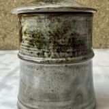Series of 4 vintage Loir sandstone pots Thierry and Chantal Robert