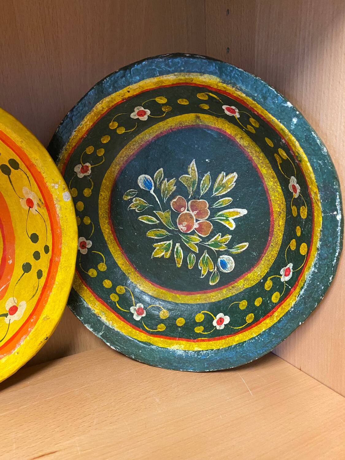 Napoleon III papier-mâché plates