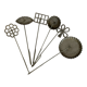 Lot of iron molded with various forms