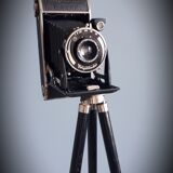 Voigslander camera on brass tripod