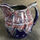 Old pitcher in porcelain stoneware flammé st amand de puisaye signed gaubier
