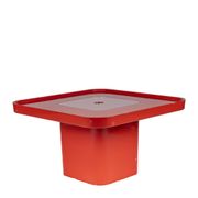 Table de canapé rouge par Peter Ghyczy pour Horn Collection